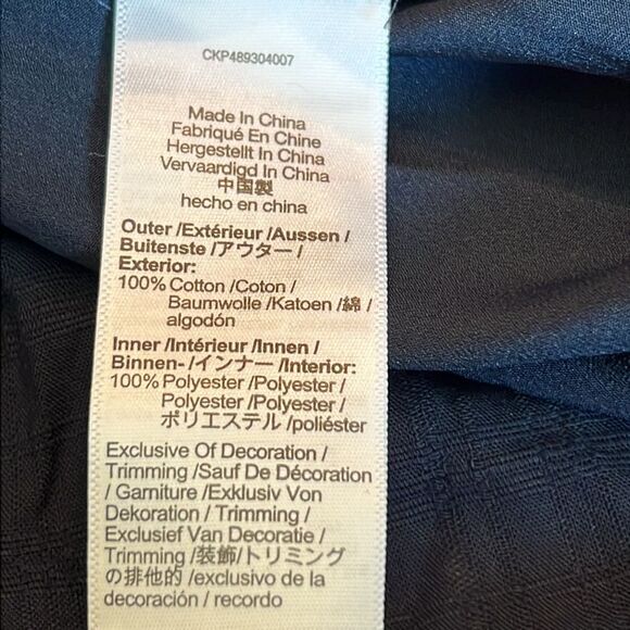 NWT Madewell Dress Tie-Waist Tiered in Windowpane 6 - Picture 7 of 9